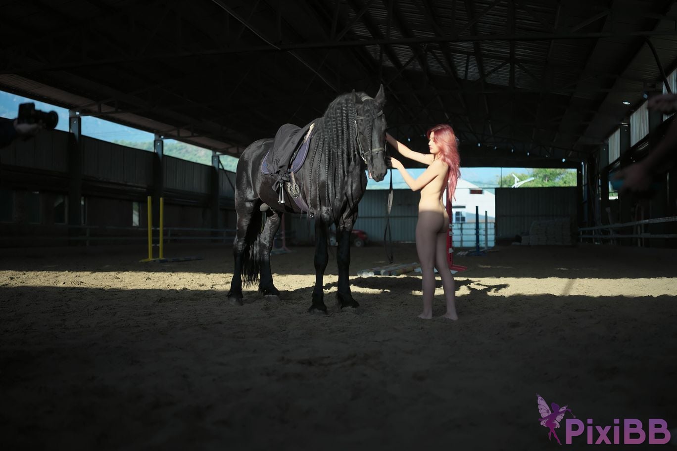 Private Photoshoot Jiang Yunya Innocent long legged model Full scale private photos of human body leaked at outdoor racecourse PixiBB.COM 048