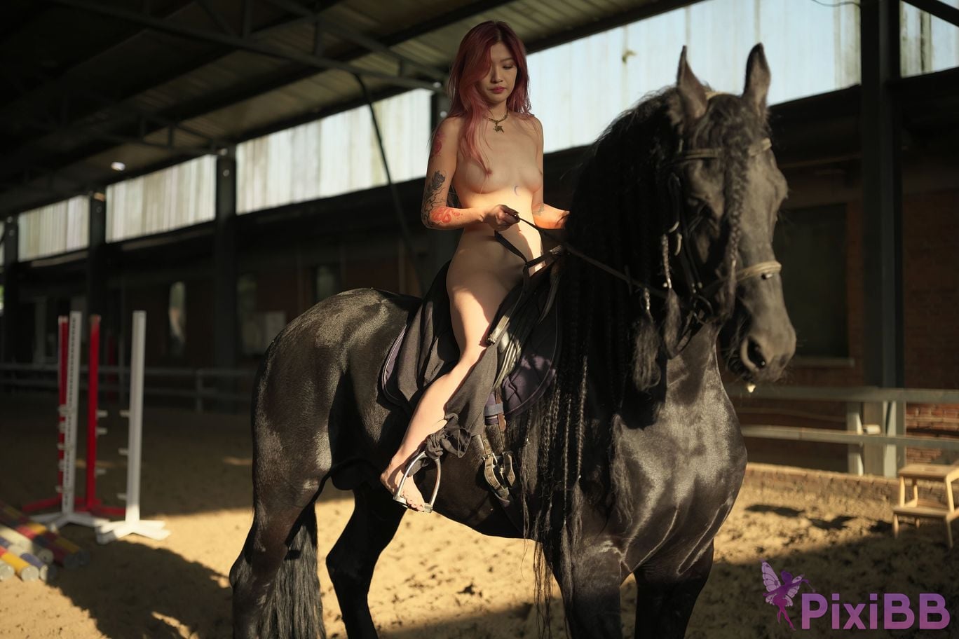 Private Photoshoot Jiang Yunya Innocent long legged model Full scale private photos of human body leaked at outdoor racecourse PixiBB.COM 082.PNG