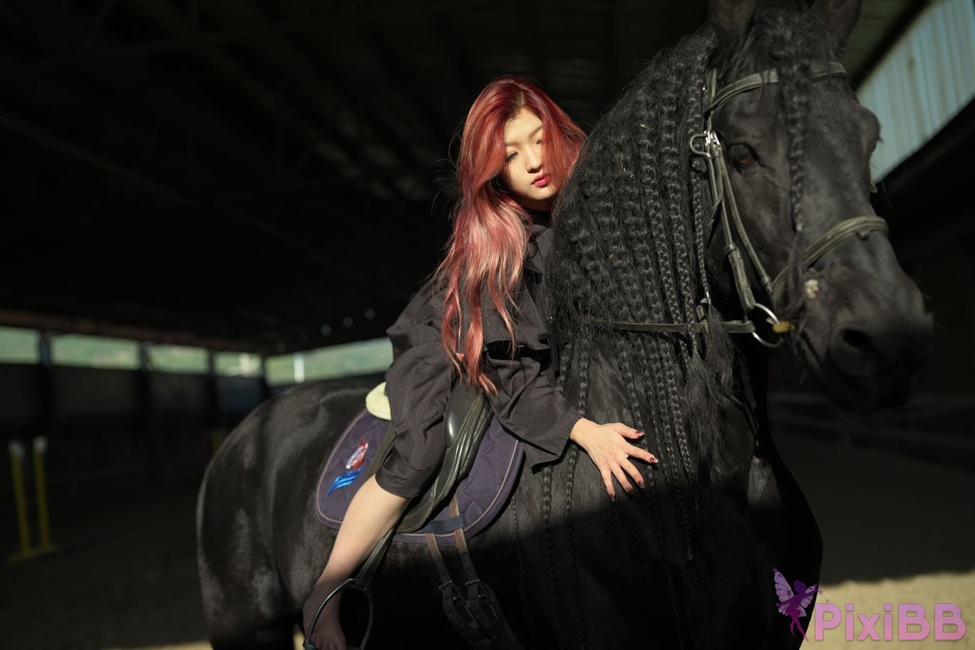 Private Photoshoot Jiang Yunya Innocent long legged model Full scale private photos of human body leaked at outdoor racecourse PixiBB.COM 325