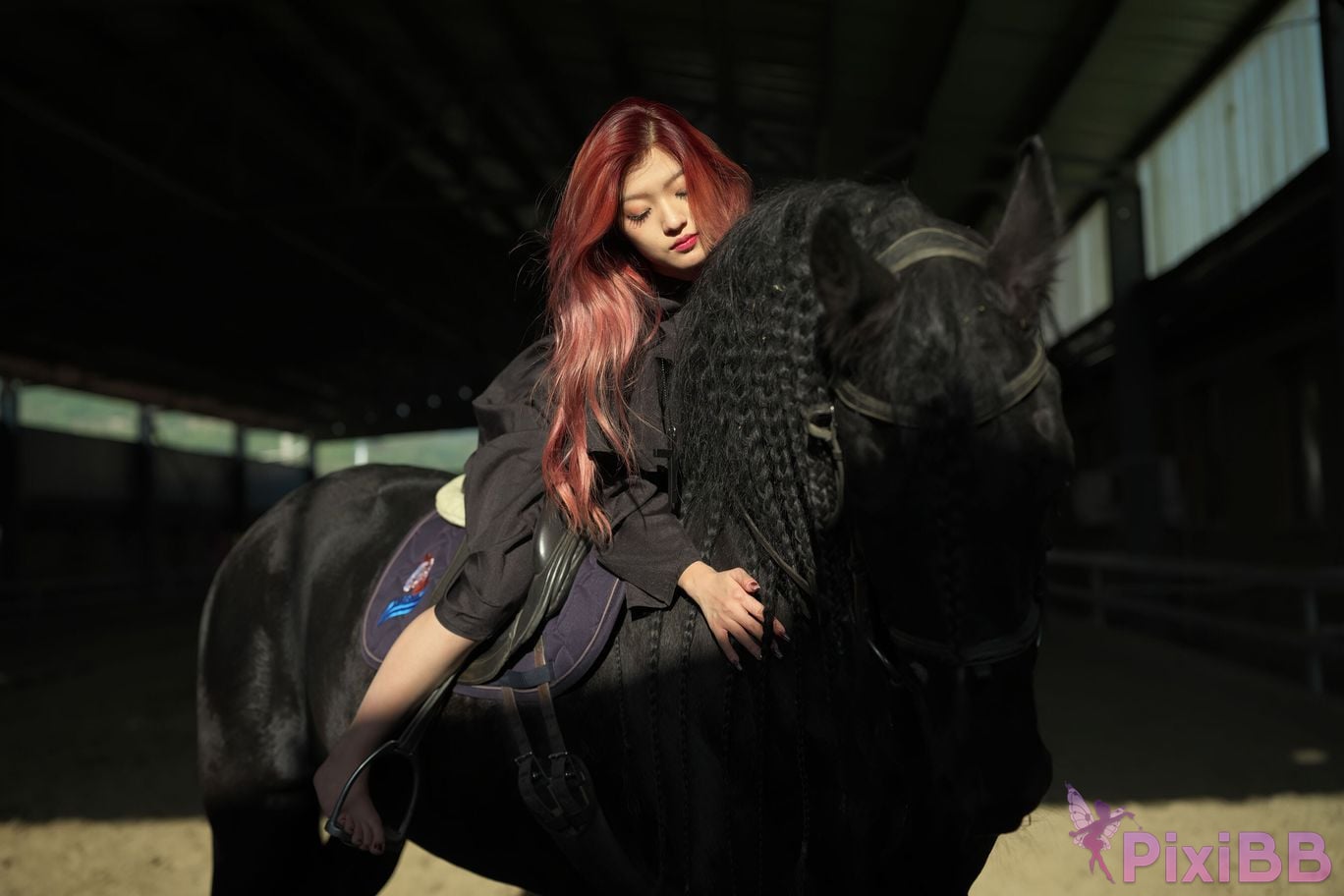 Private Photoshoot Jiang Yunya Innocent long legged model Full scale private photos of human body leaked at outdoor racecourse PixiBB.COM 328