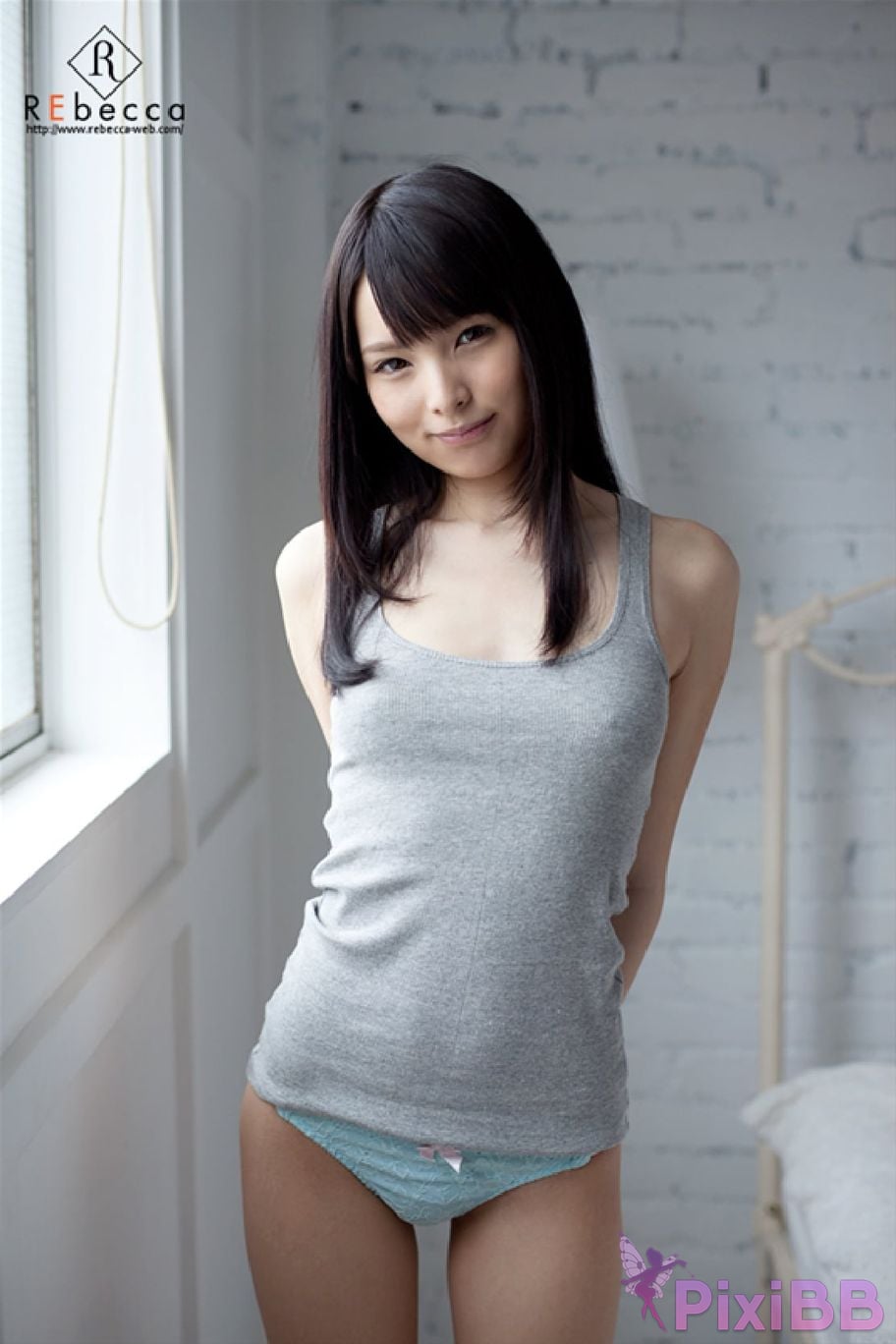 Japanese Idol Mihono Sakaguchi Miho Sakasaki REbecca Black hair x beautiful girl 18 age PixiBB.COM 007