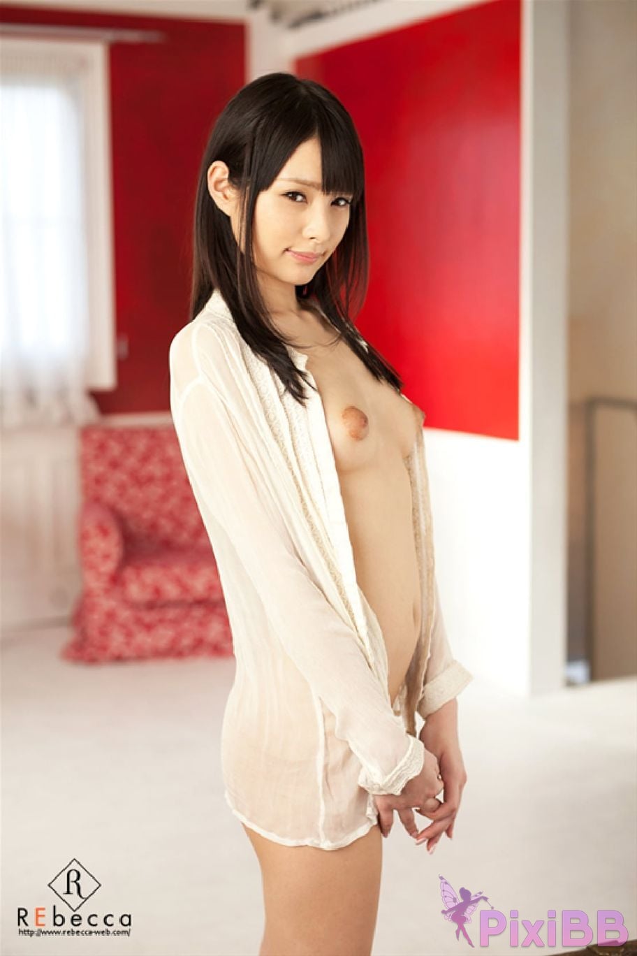 Japanese Idol Mihono Sakaguchi Miho Sakasaki REbecca Black hair x beautiful girl 18 age PixiBB.COM 048