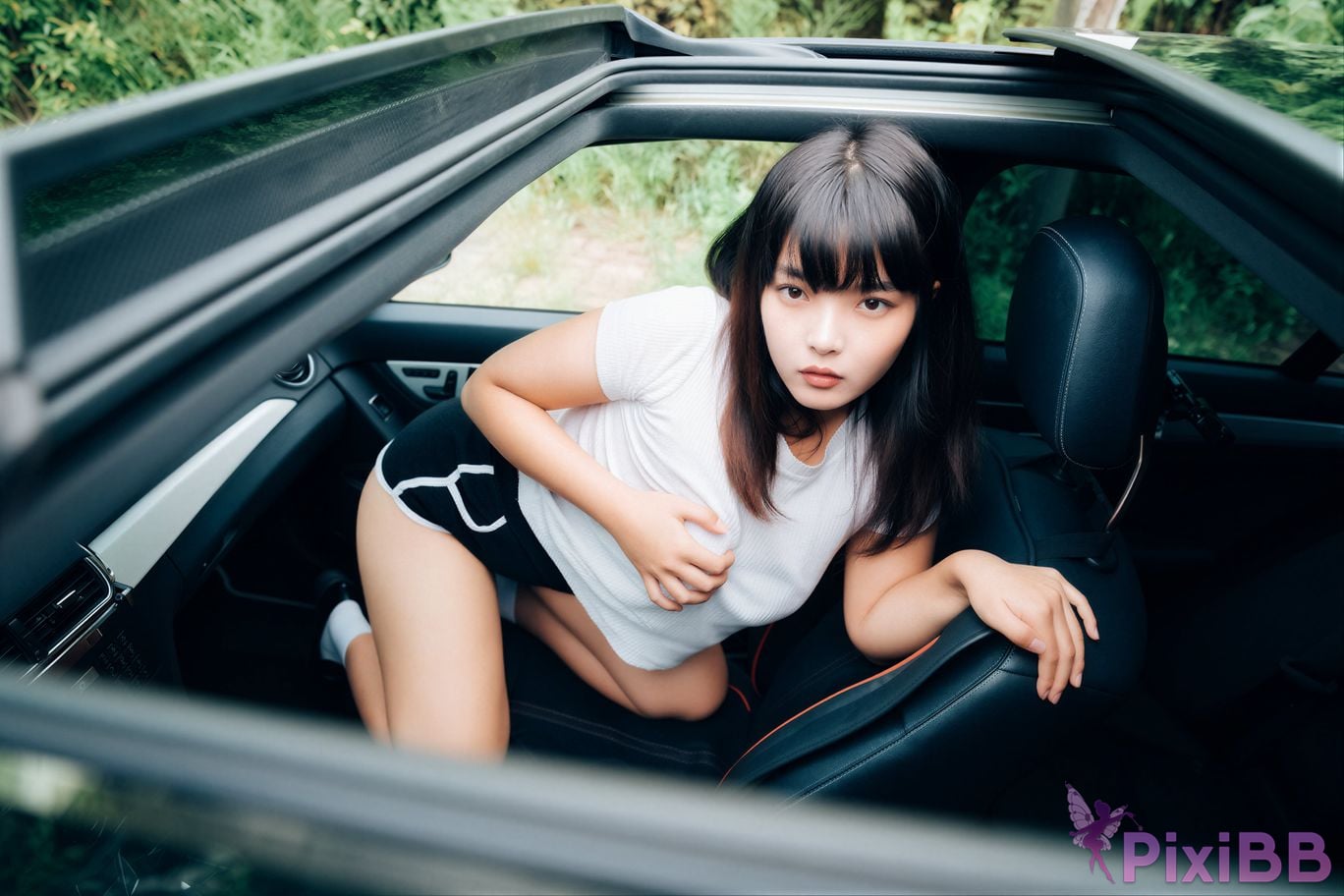 AI Enhanced Haivia Mina Song Minah Cafe Drive PixiBB.COM 005