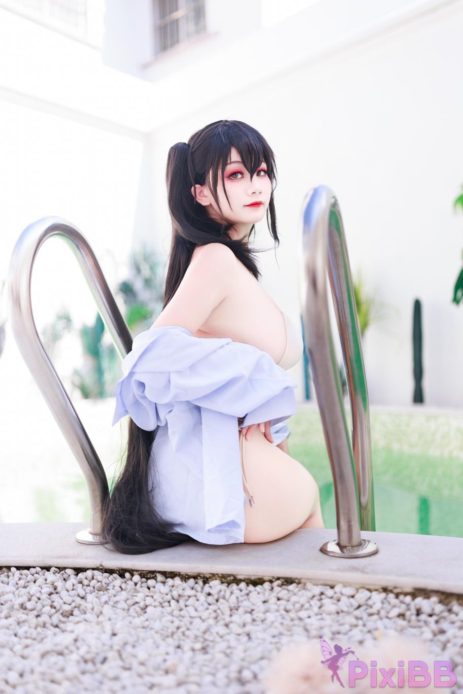 Cosplayer A Xuexue Dafeng swimsuit PixiBB.COM 005