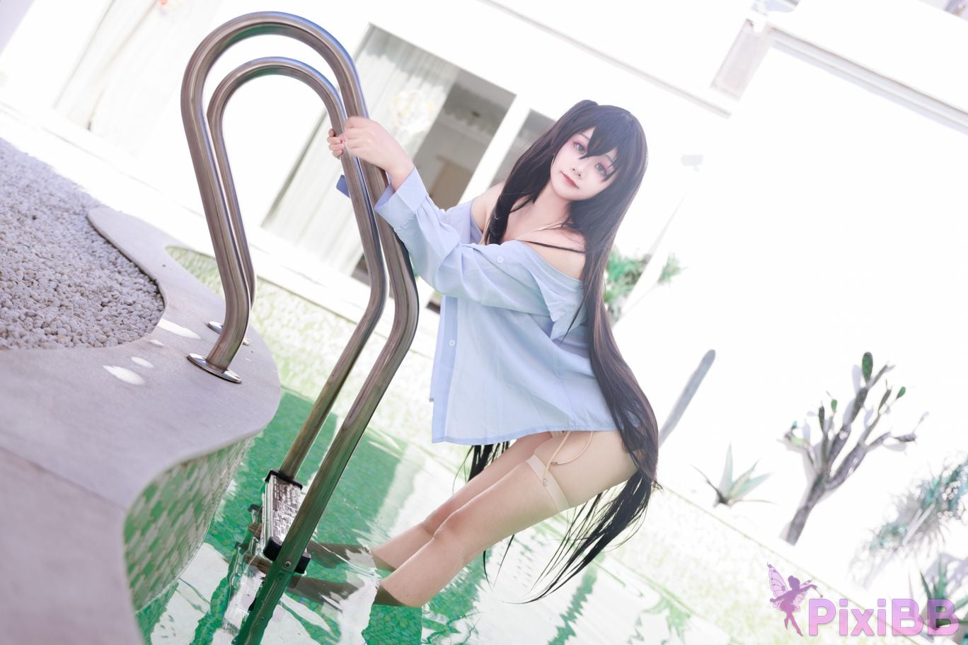 Cosplayer A Xuexue Dafeng swimsuit PixiBB.COM 023