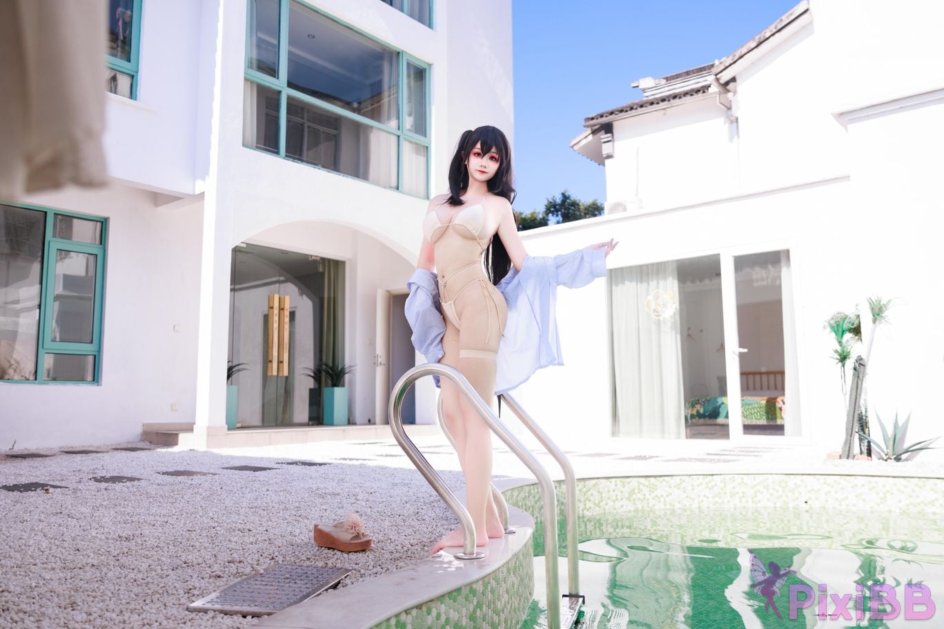 Cosplayer A Xuexue Dafeng swimsuit PixiBB.COM 025