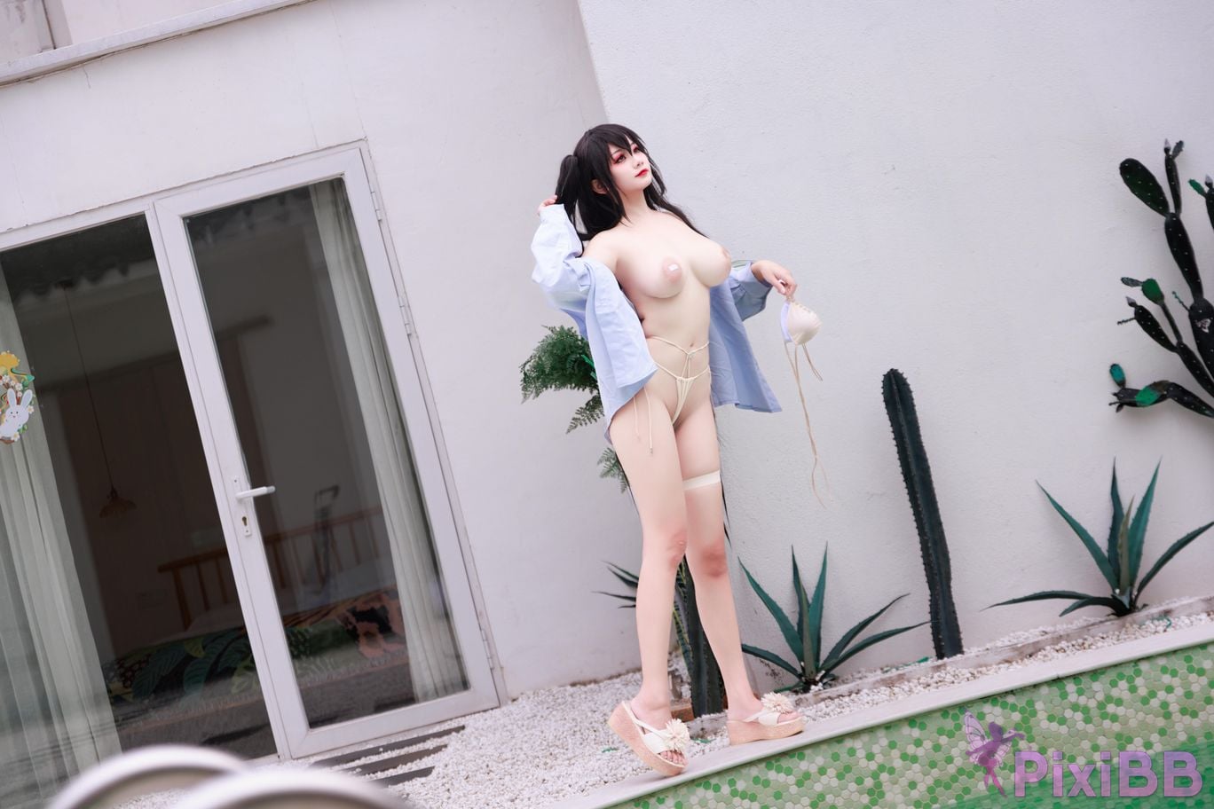 Cosplayer A Xuexue Dafeng swimsuit PixiBB.COM 050