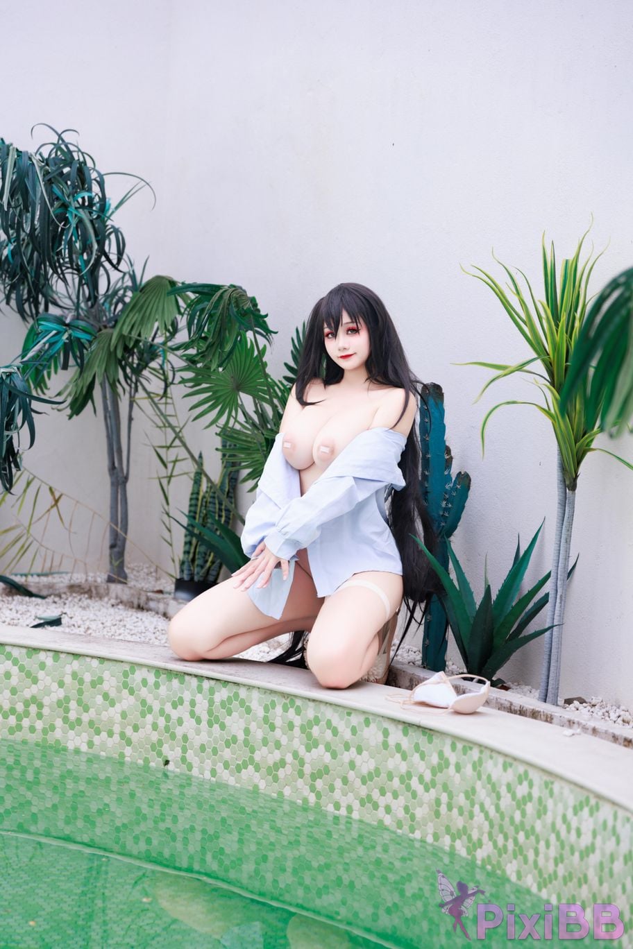 Cosplayer A Xuexue Dafeng swimsuit PixiBB.COM 064