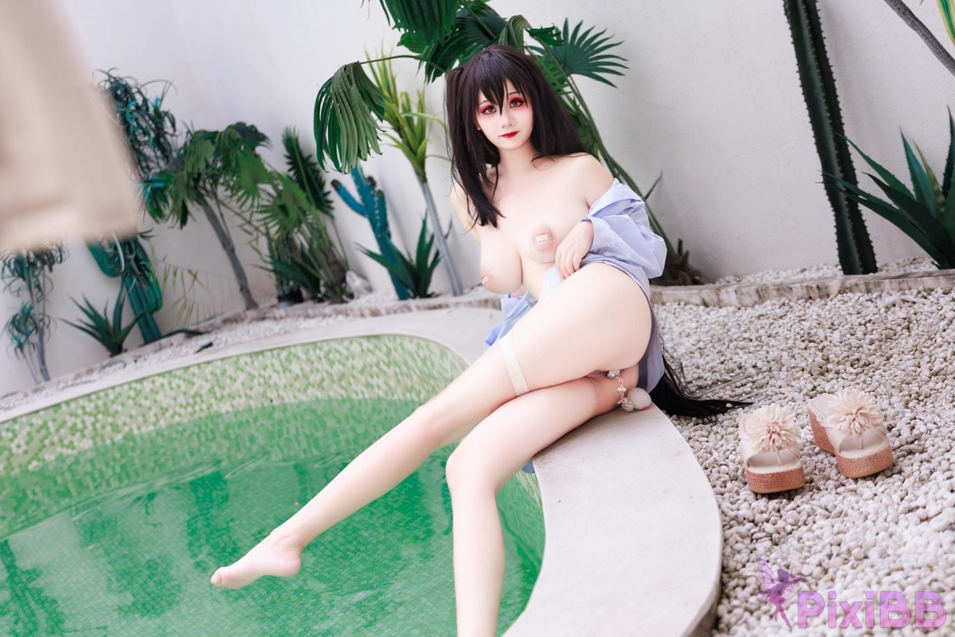 Cosplayer A Xuexue Dafeng swimsuit PixiBB.COM 079
