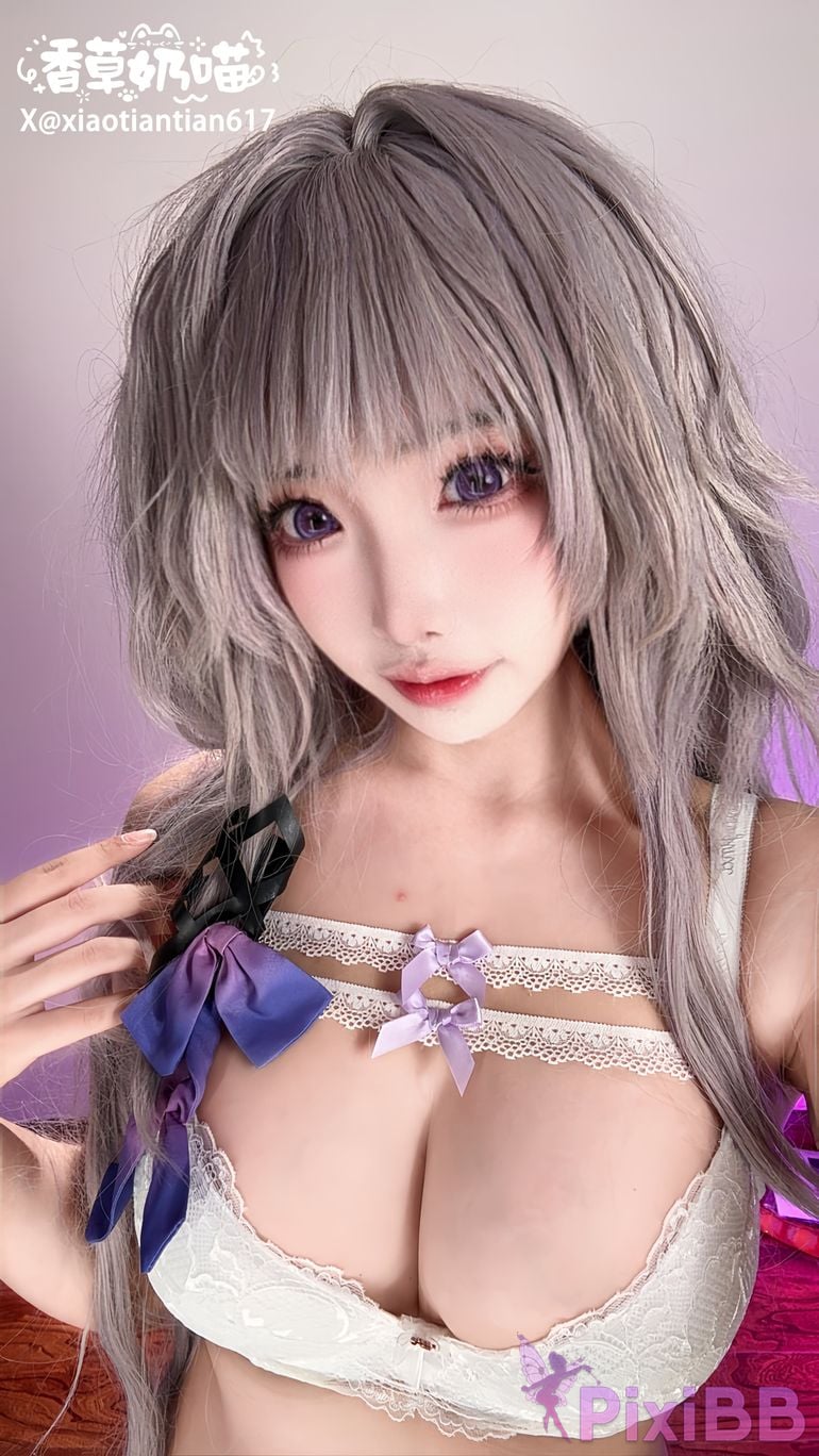 Cosplayer Vanilla Milk Meow Big Black Tower Collectors Edition PixiBB.COM 048