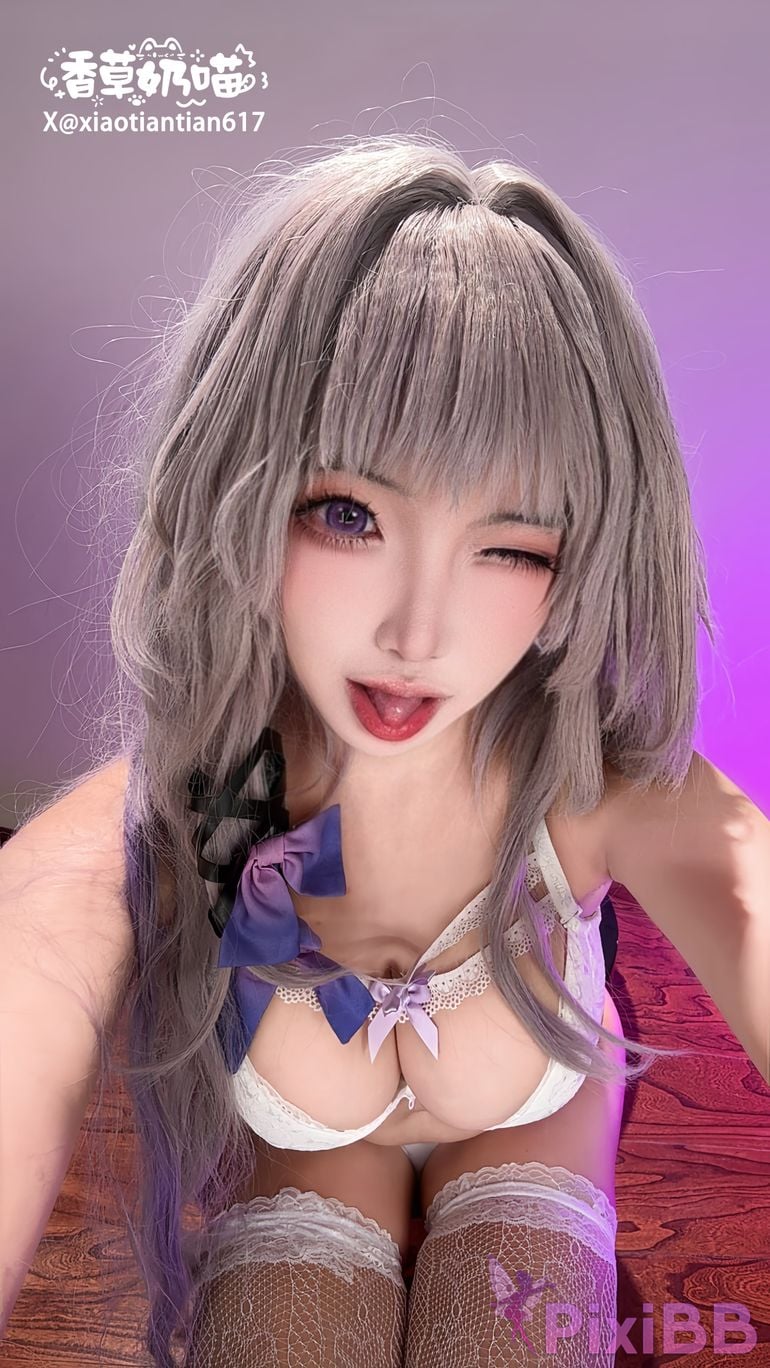 Cosplayer Vanilla Milk Meow Big Black Tower Collectors Edition PixiBB.COM 067