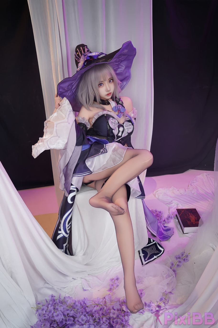 Cosplayer Vanilla Milk Meow Big Black Tower Collectors Edition PixiBB.COM 071