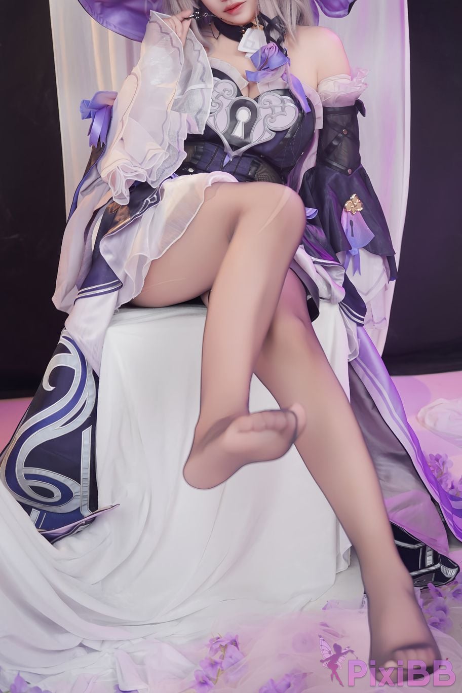 Cosplayer Vanilla Milk Meow Big Black Tower Collectors Edition PixiBB.COM 076