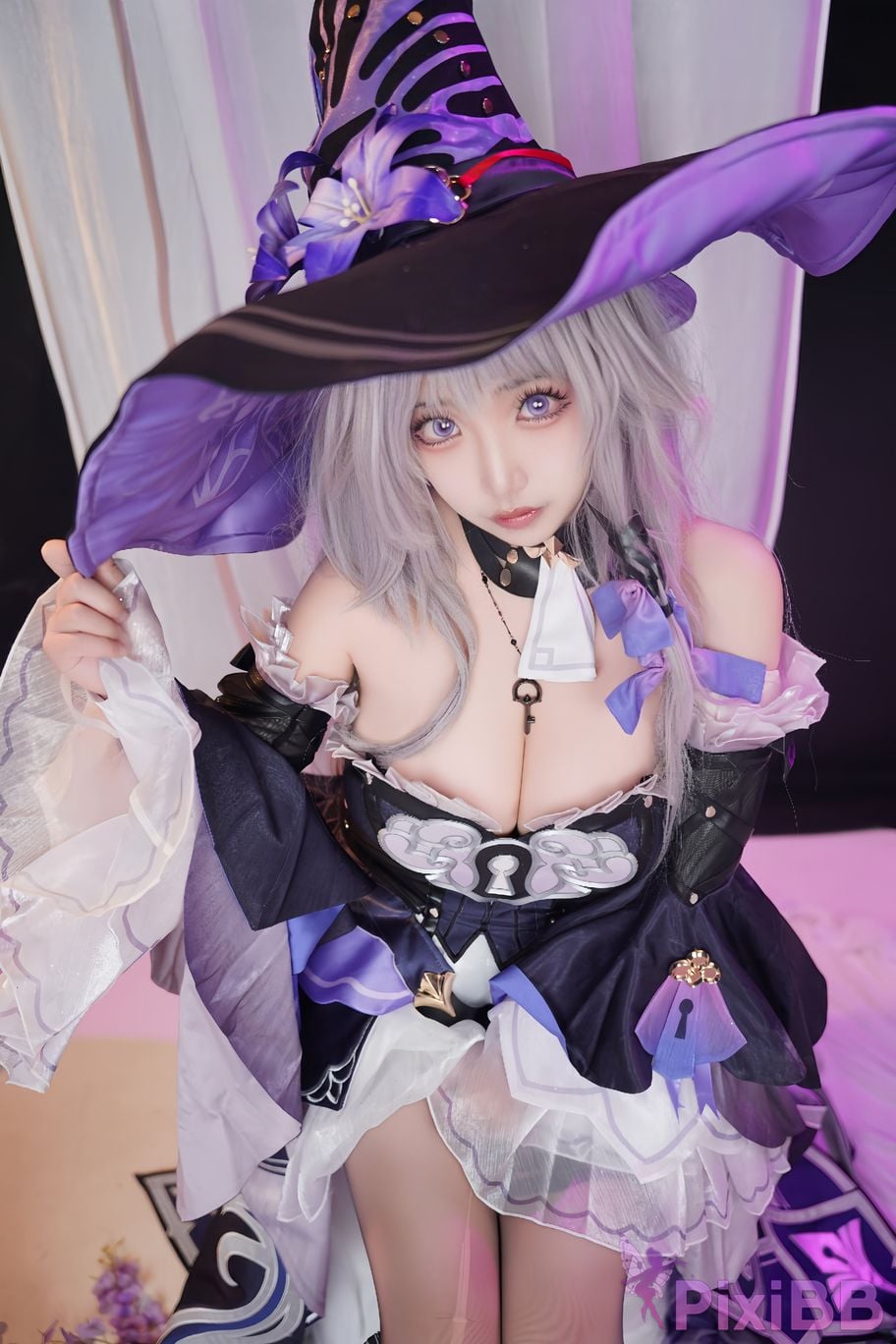 Cosplayer Vanilla Milk Meow Big Black Tower Collectors Edition PixiBB.COM 088