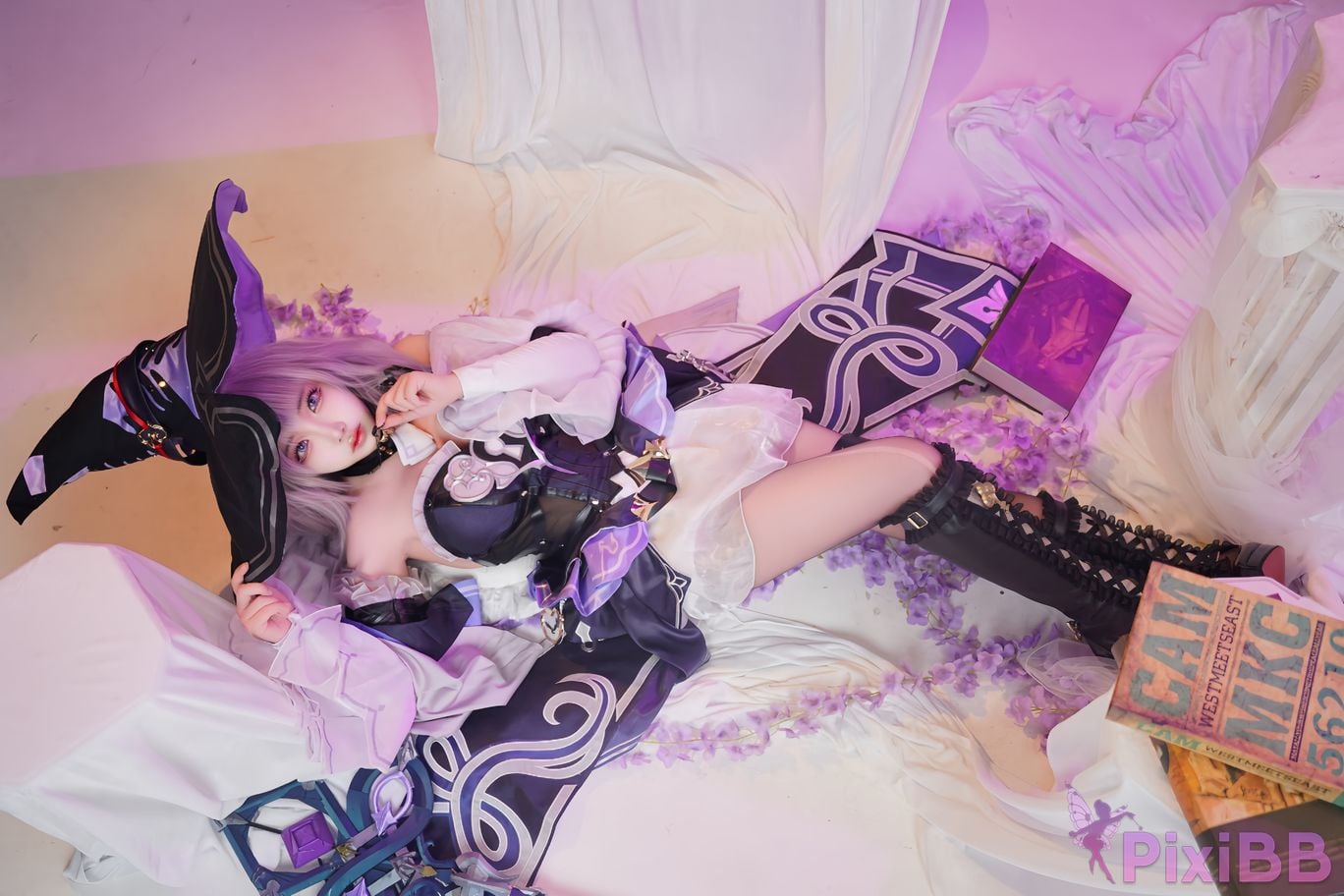 Cosplayer Vanilla Milk Meow Big Black Tower Collectors Edition PixiBB.COM 093