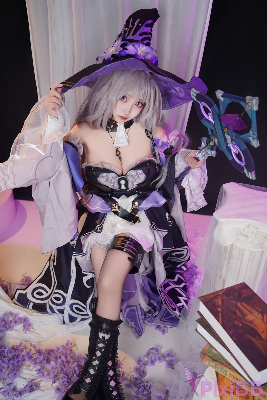 Cosplayer Vanilla Milk Meow Big Black Tower Collectors Edition PixiBB.COM 095