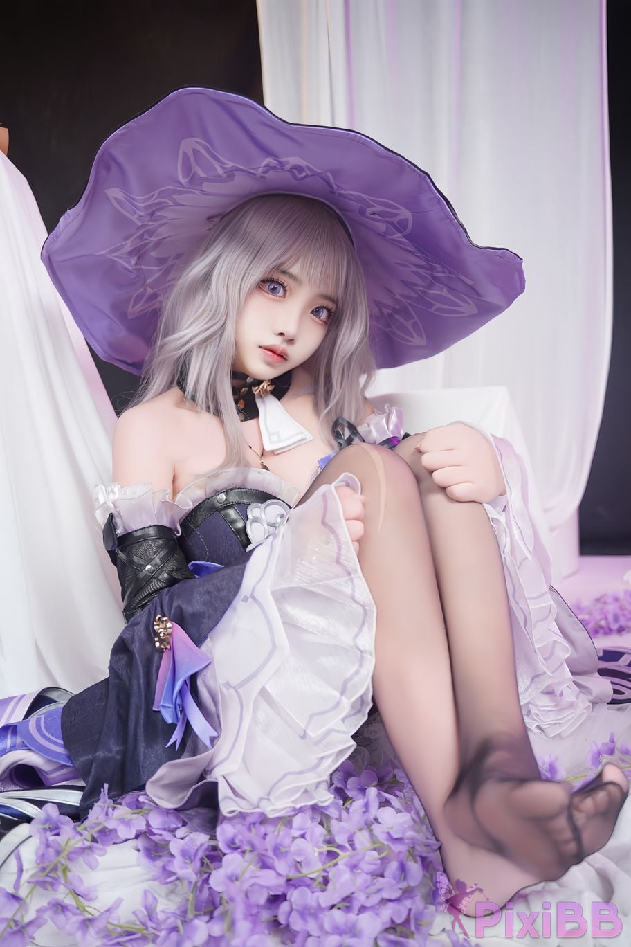 Cosplayer Vanilla Milk Meow Big Black Tower Collectors Edition PixiBB.COM 097