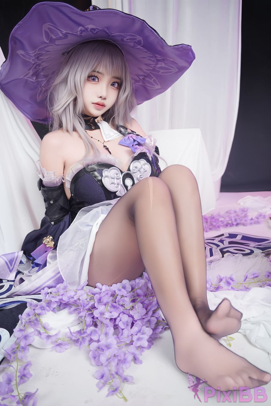 Cosplayer Vanilla Milk Meow Big Black Tower Collectors Edition PixiBB.COM 098