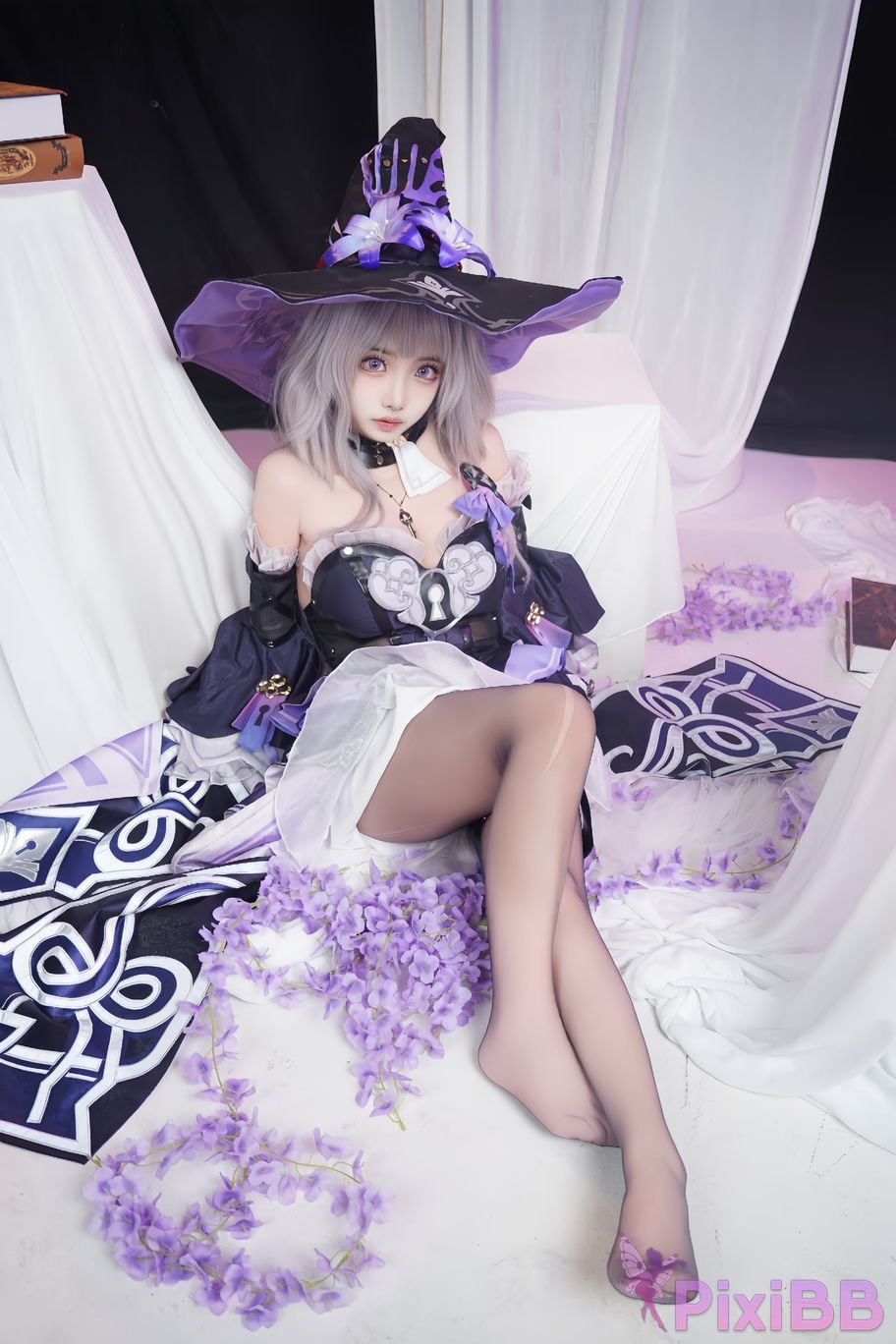 Cosplayer Vanilla Milk Meow Big Black Tower Collectors Edition PixiBB.COM 099
