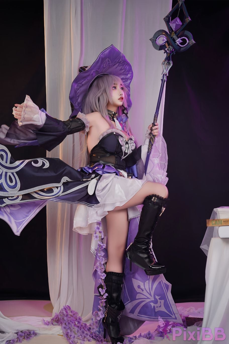 Cosplayer Vanilla Milk Meow Big Black Tower Collectors Edition PixiBB.COM 104