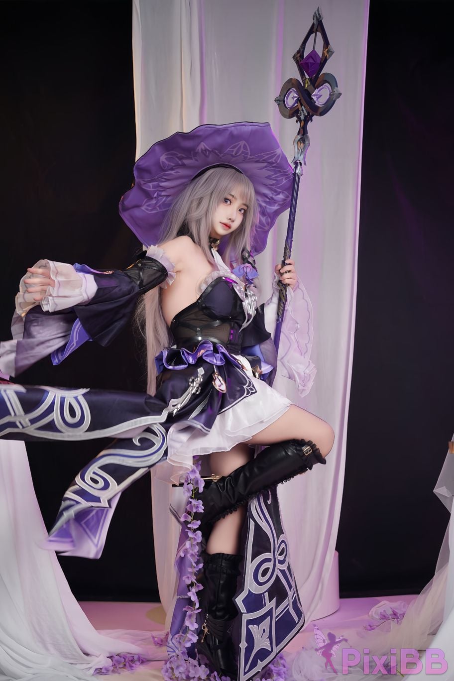Cosplayer Vanilla Milk Meow Big Black Tower Collectors Edition PixiBB.COM 105