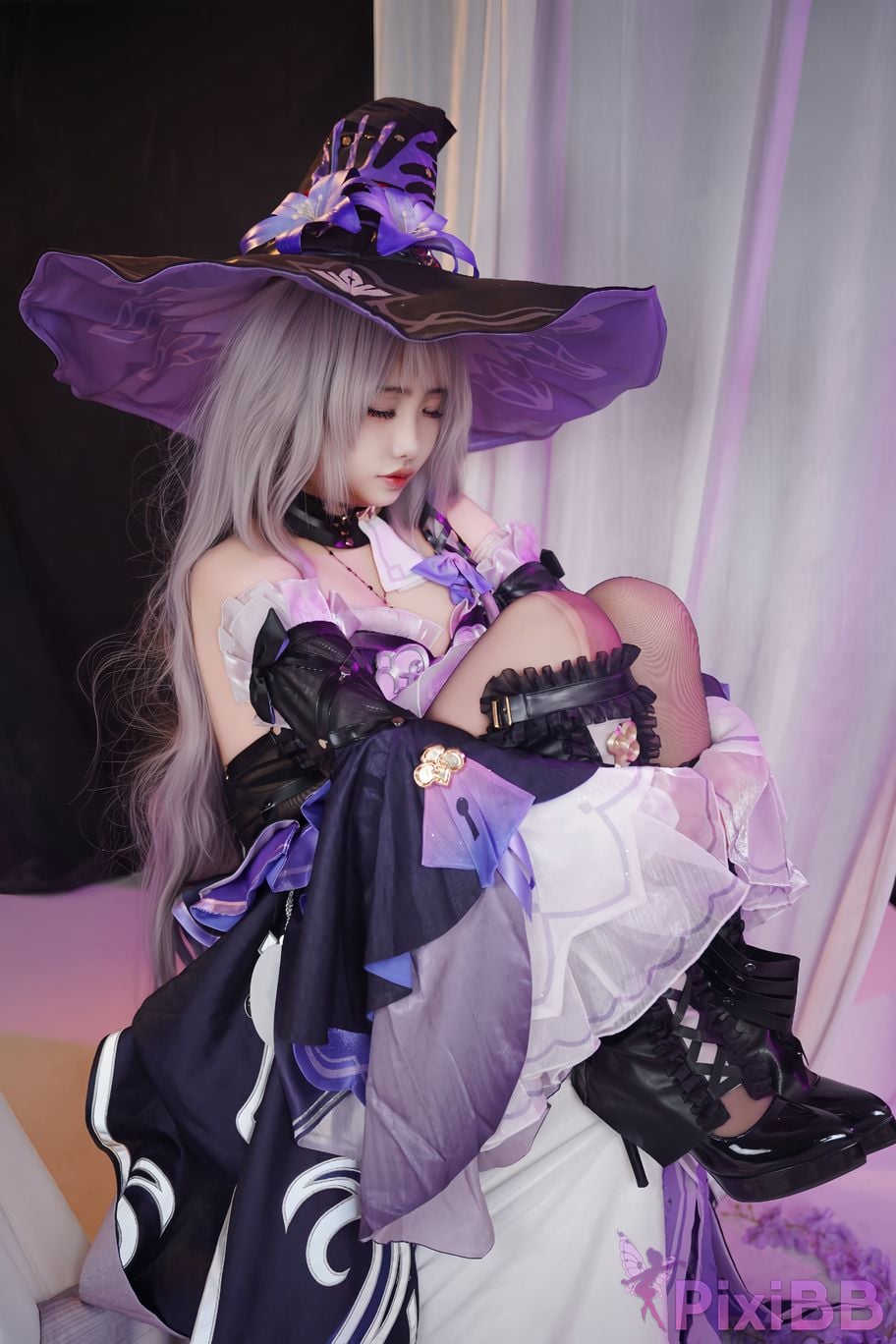 Cosplayer Vanilla Milk Meow Big Black Tower Collectors Edition PixiBB.COM 107