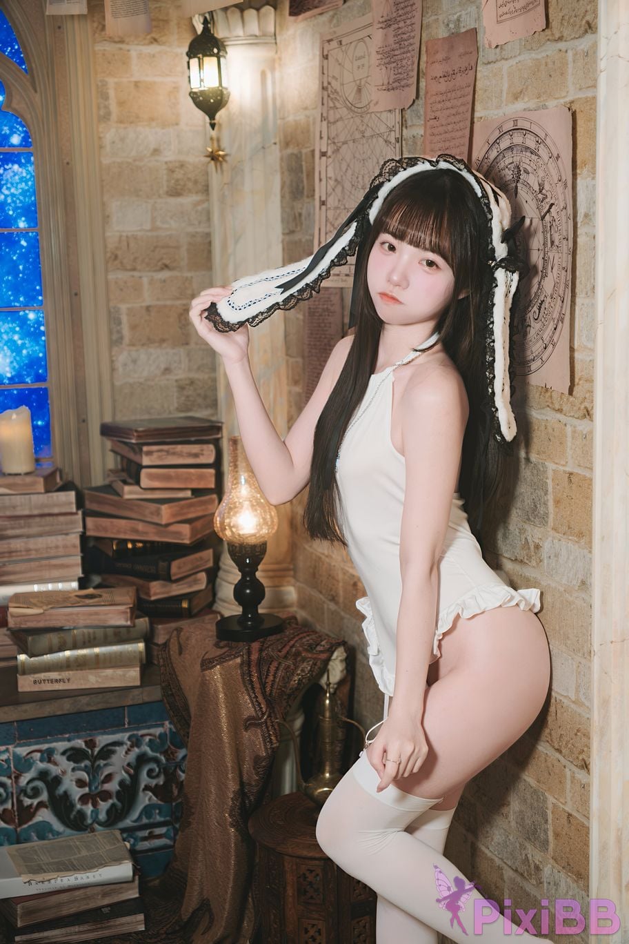 Cosplayer Cocoa Little White Rabbit W h o s e l i t d v PixiBB.COM 035