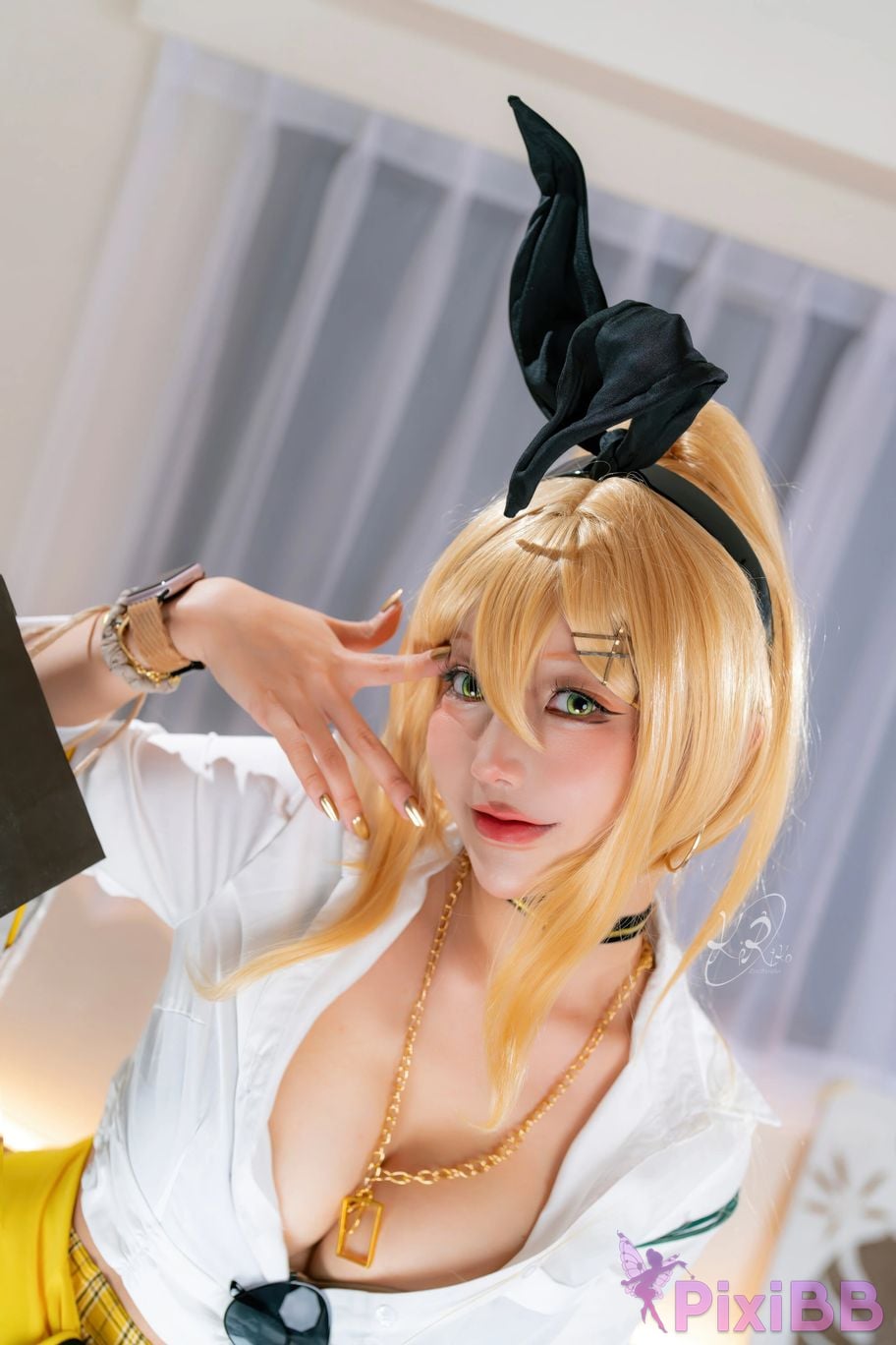 Cosplayer cut Celia NIKKE Luffy PixiBB.COM 022