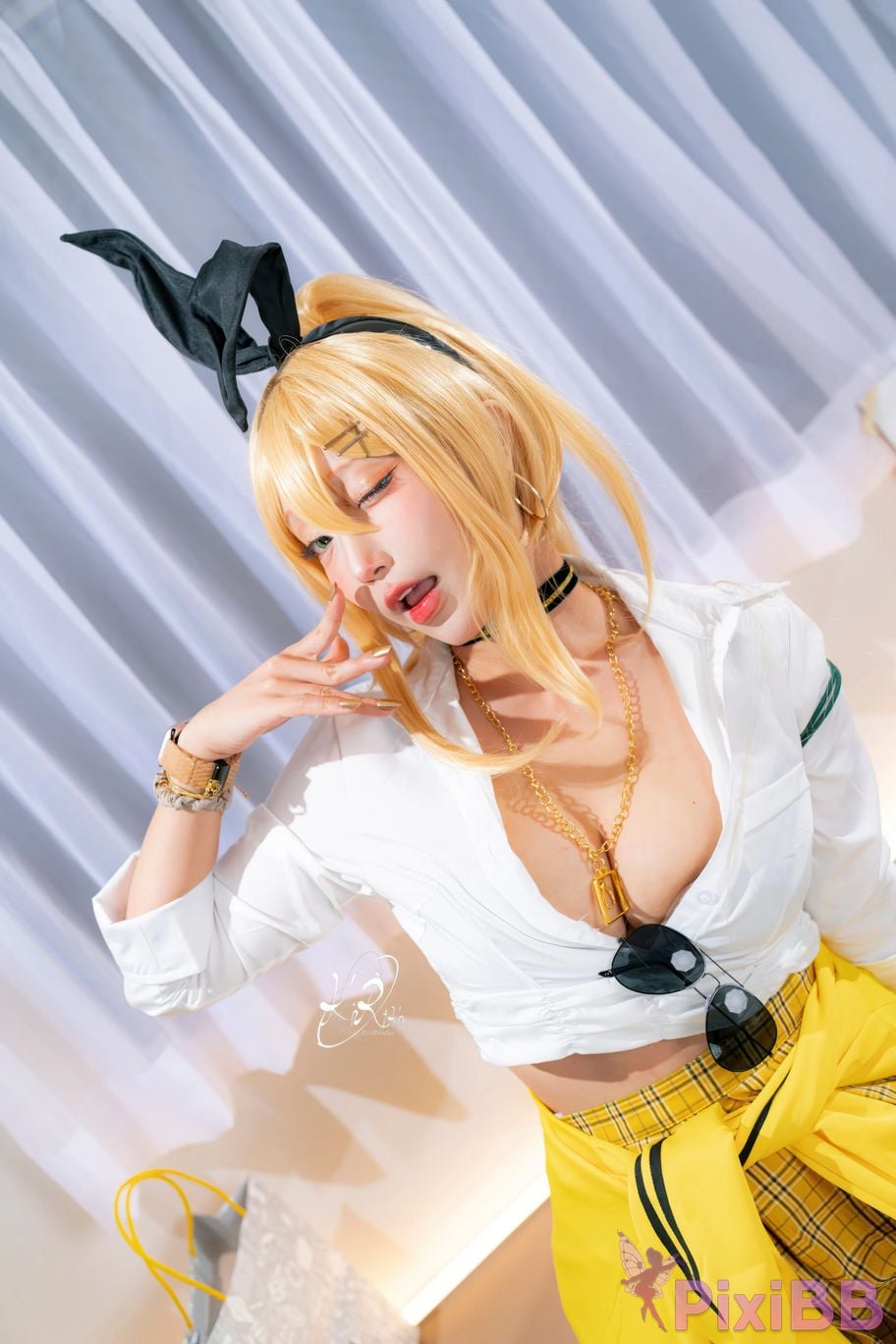 Cosplayer cut Celia NIKKE Luffy PixiBB.COM 024