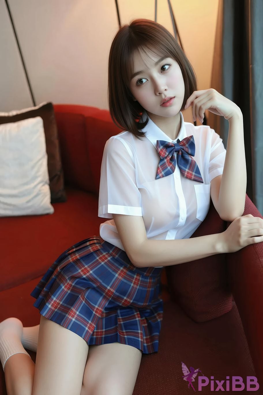 AIGirl Xiao Qiao is not JK skirt PixiBB.COM 004