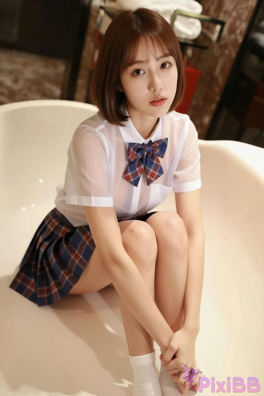 AIGirl Xiao Qiao is not JK skirt PixiBB.COM 008