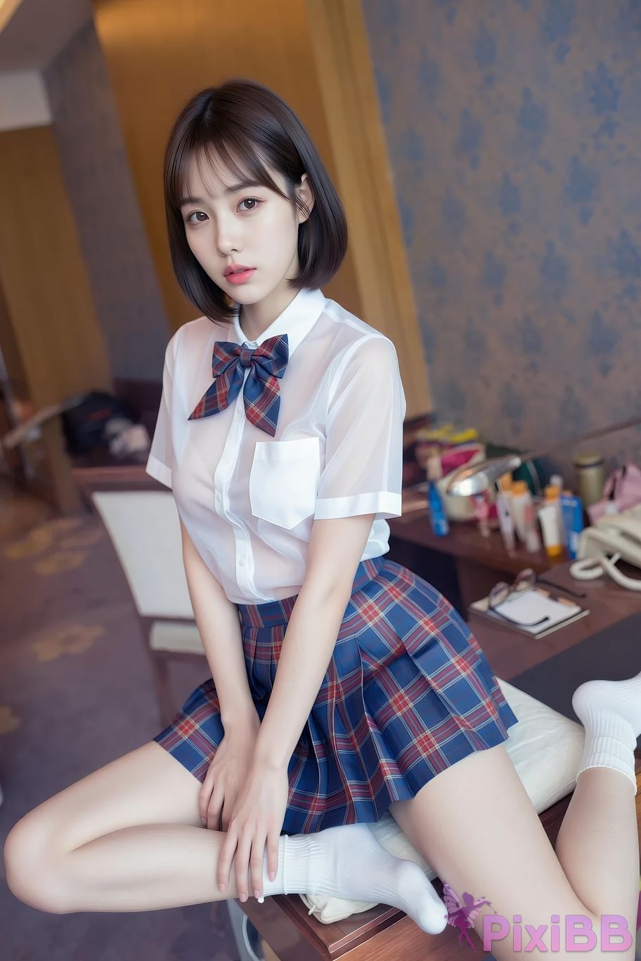 AIGirl Xiao Qiao is not JK skirt PixiBB.COM 014