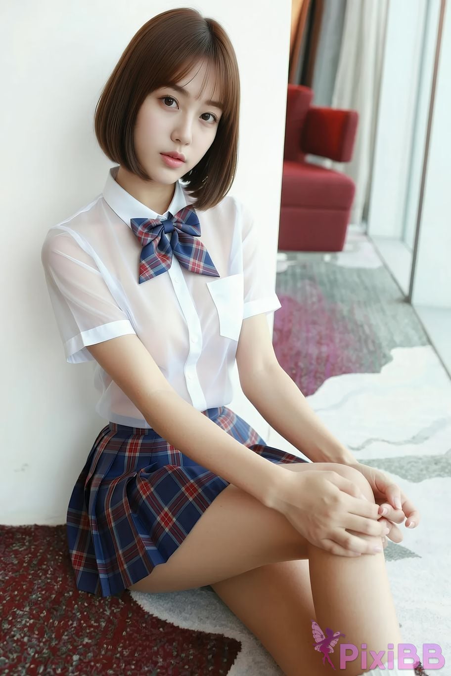 AIGirl Xiao Qiao is not JK skirt PixiBB.COM 016