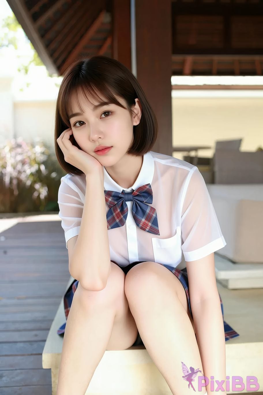 AIGirl Xiao Qiao is not JK skirt PixiBB.COM 058