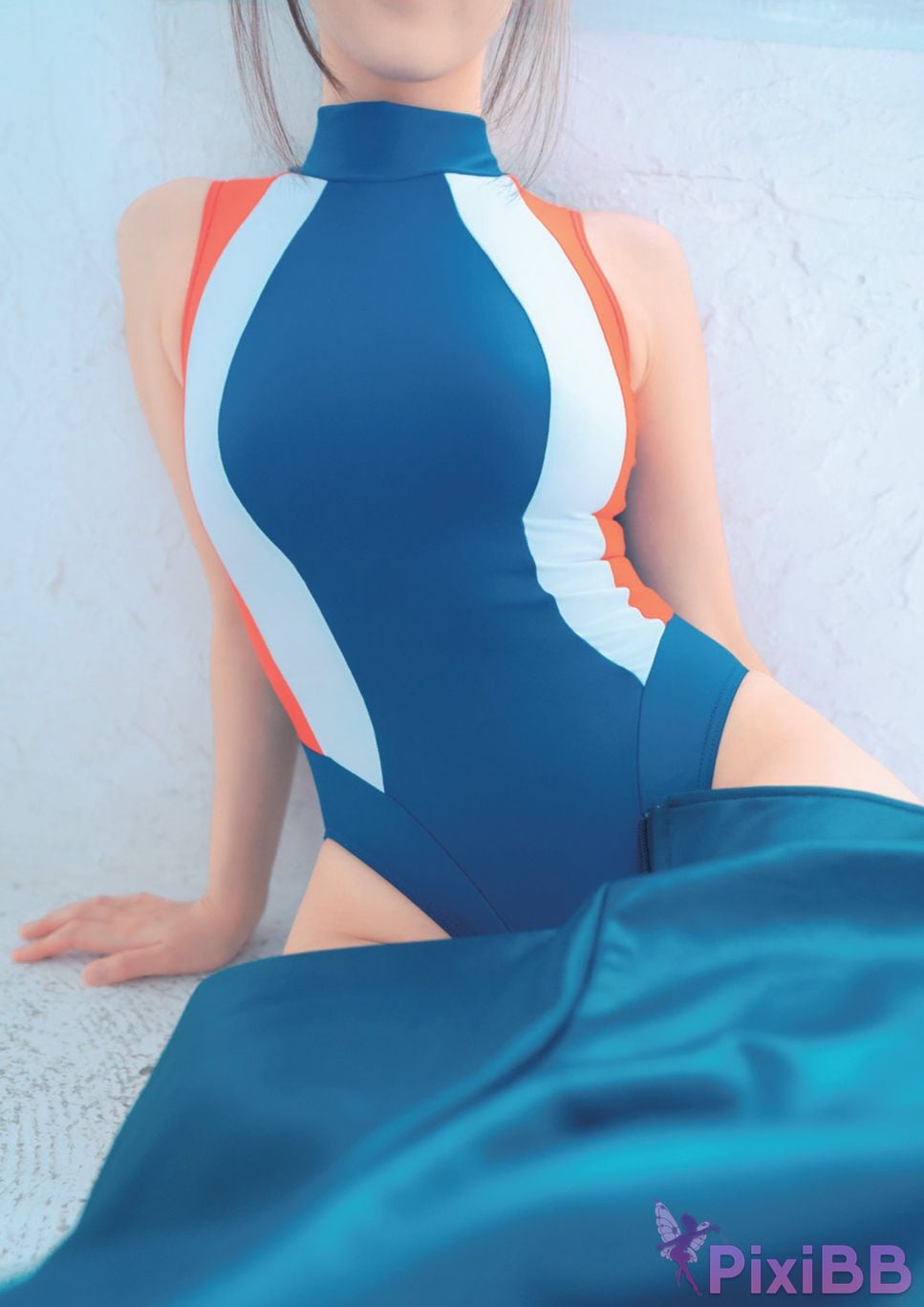Japanese Idol Moe Iori Competitive swimsuit PixiBB.COM 011
