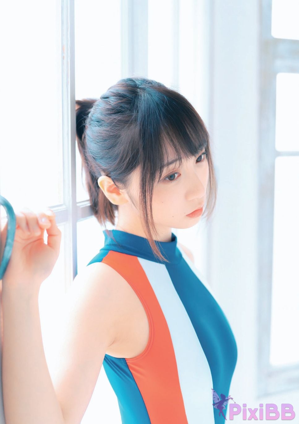 Japanese Idol Moe Iori Competitive swimsuit PixiBB.COM 019