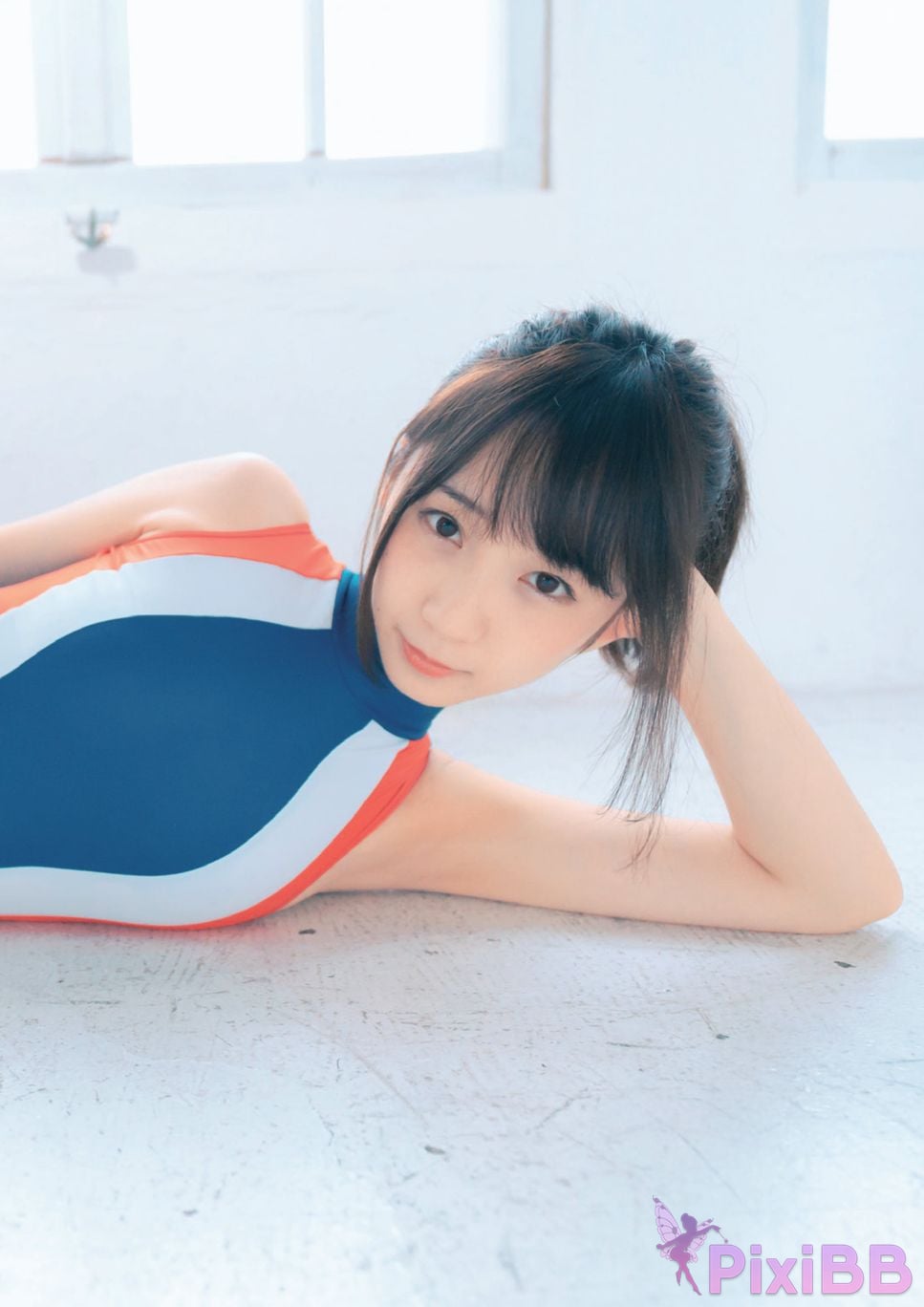 Japanese Idol Moe Iori Competitive swimsuit PixiBB.COM 022