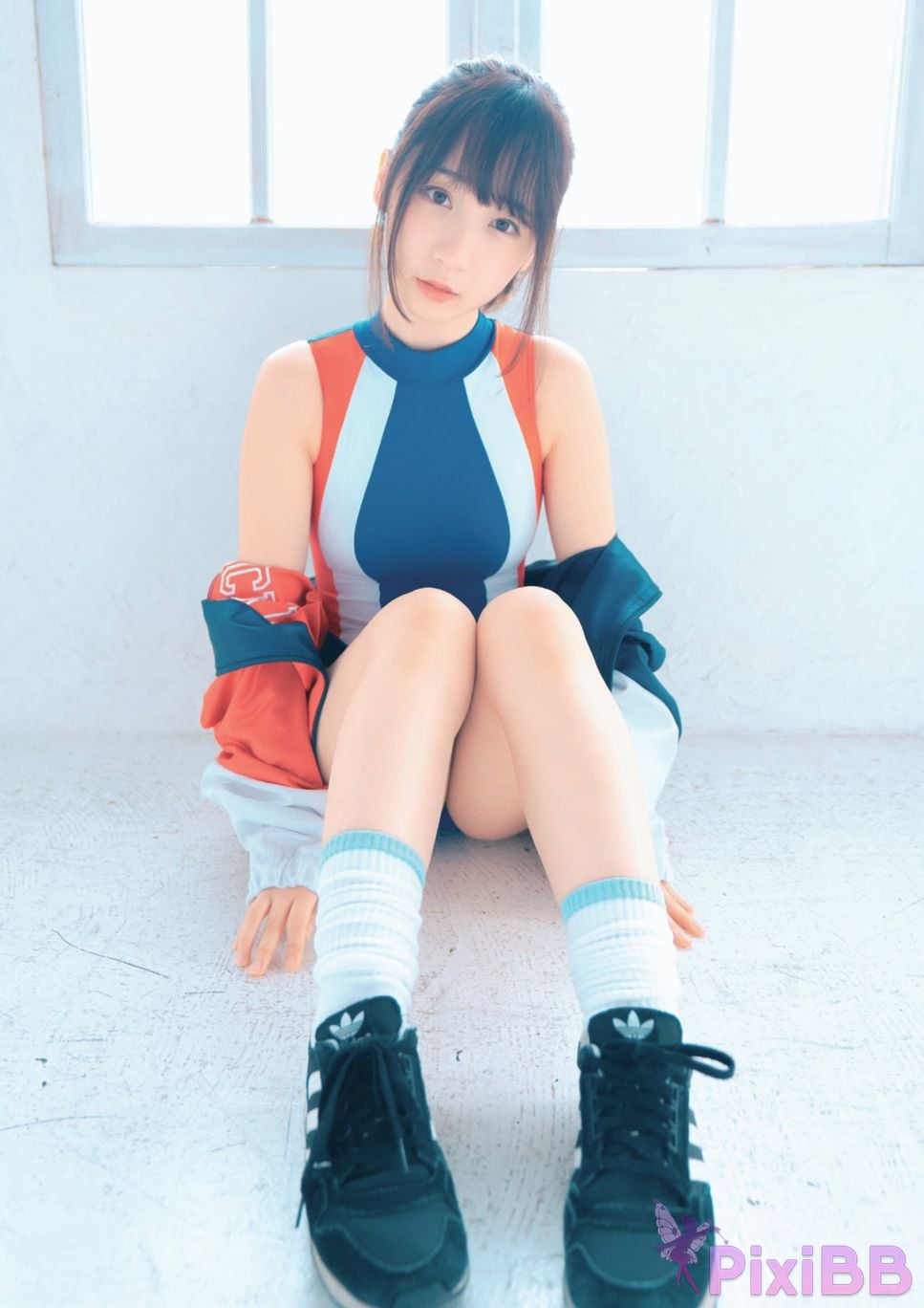 Japanese Idol Moe Iori Competitive swimsuit PixiBB.COM 023