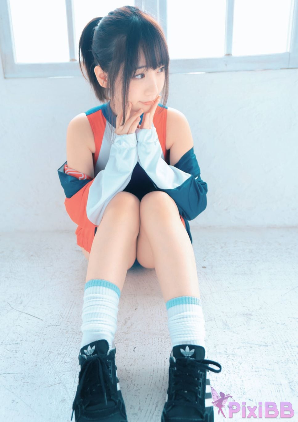 Japanese Idol Moe Iori Competitive swimsuit PixiBB.COM 056