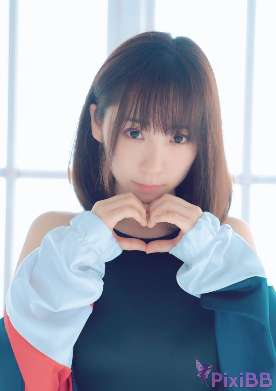 Japanese Idol Moe Iori Competitive swimsuit PixiBB.COM 058