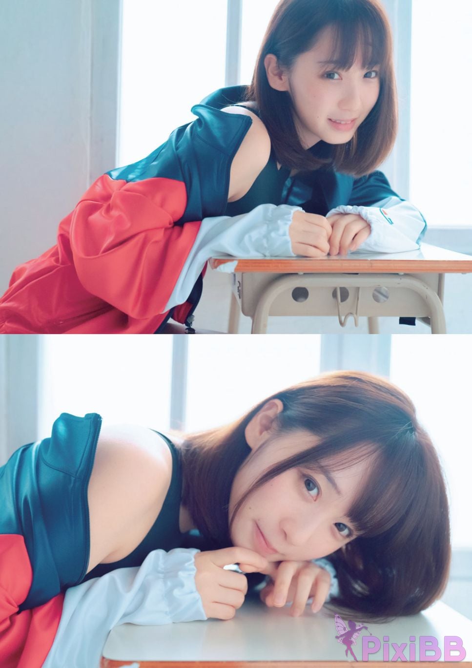 Japanese Idol Moe Iori Competitive swimsuit PixiBB.COM 071