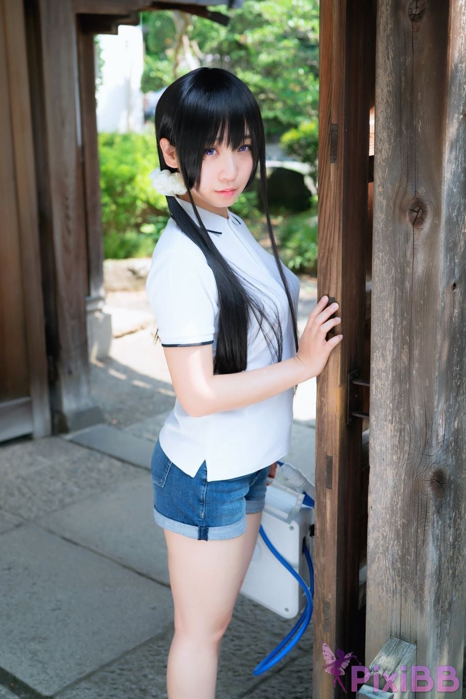Japanese Idol Moe Iori Cosplay Ane Naru PixiBB.COM 010