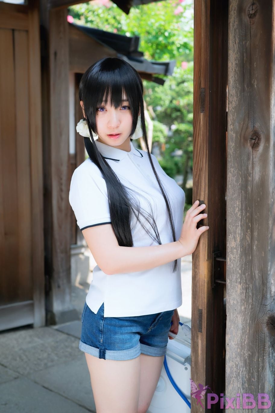 Japanese Idol Moe Iori Cosplay Ane Naru PixiBB.COM 011