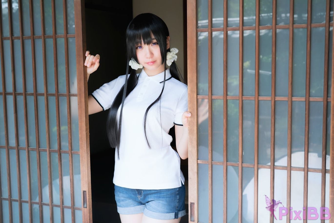 Japanese Idol Moe Iori Cosplay Ane Naru PixiBB.COM 022