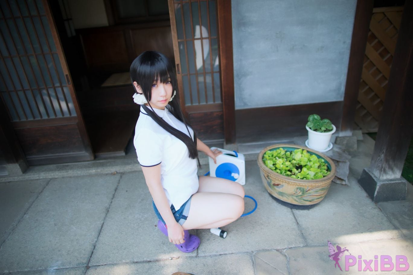 Japanese Idol Moe Iori Cosplay Ane Naru PixiBB.COM 033