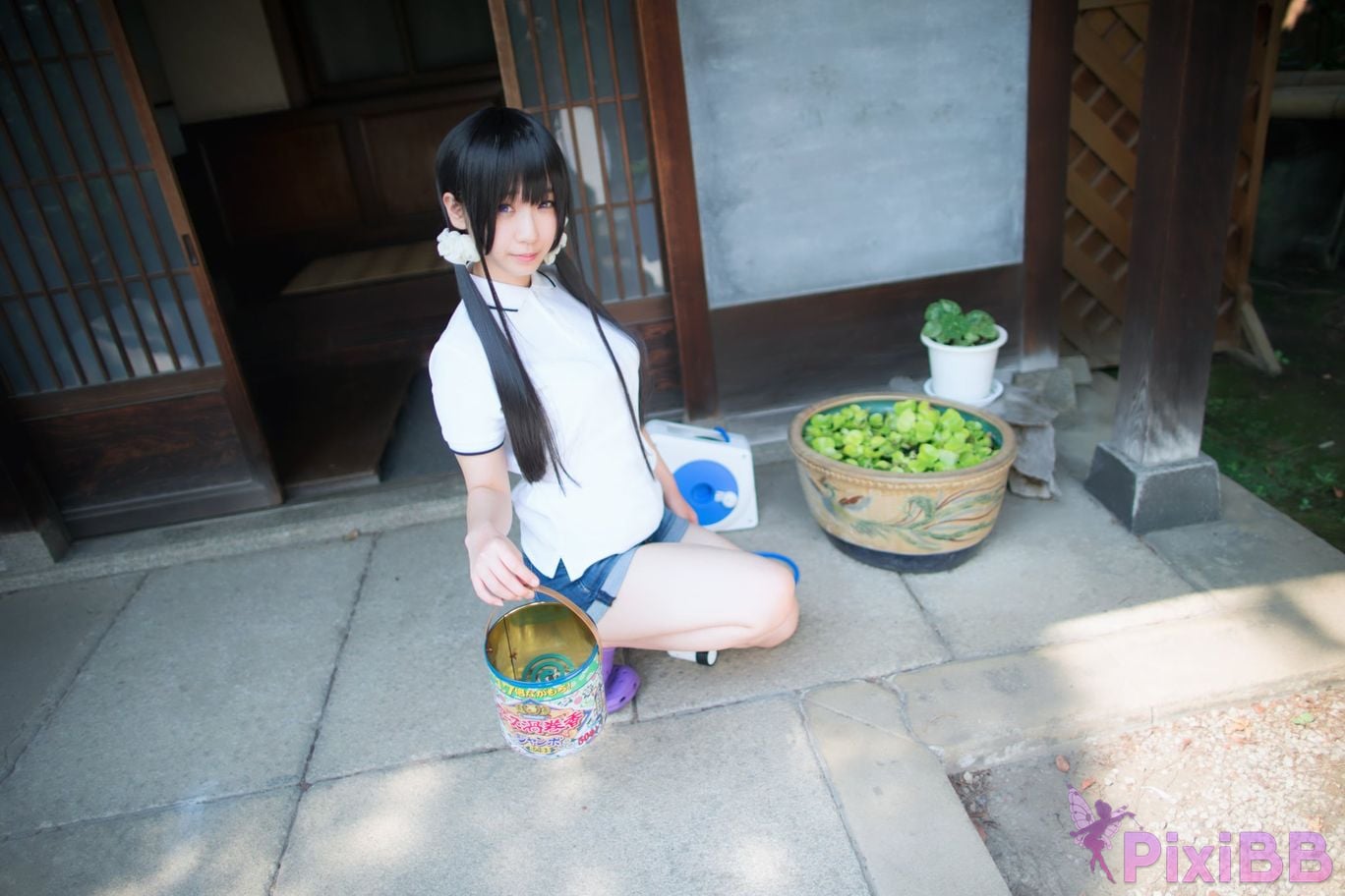 Japanese Idol Moe Iori Cosplay Ane Naru PixiBB.COM 034