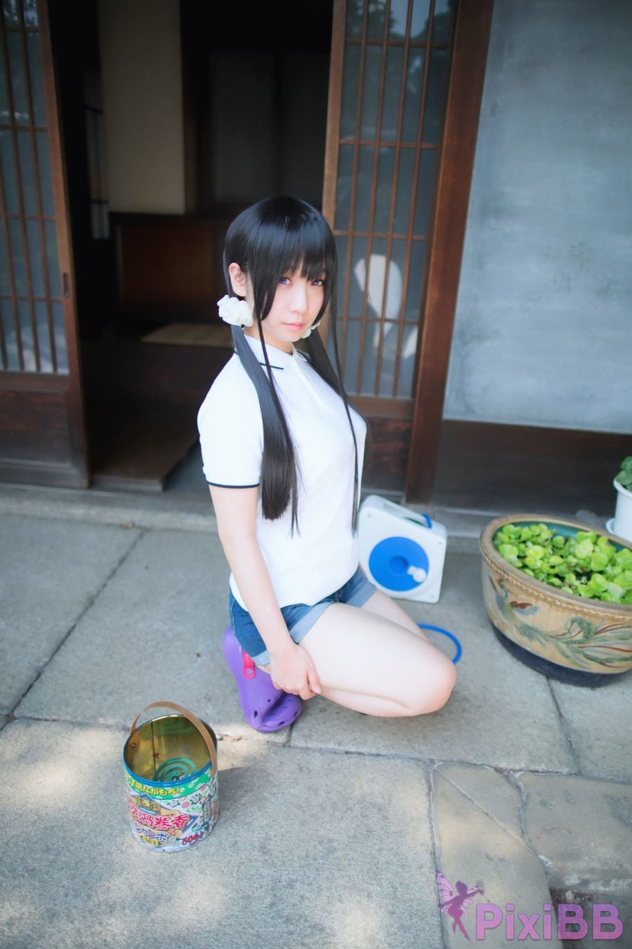 Japanese Idol Moe Iori Cosplay Ane Naru PixiBB.COM 036
