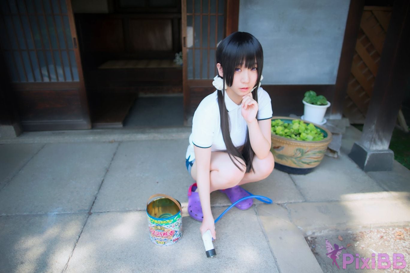 Japanese Idol Moe Iori Cosplay Ane Naru PixiBB.COM 039