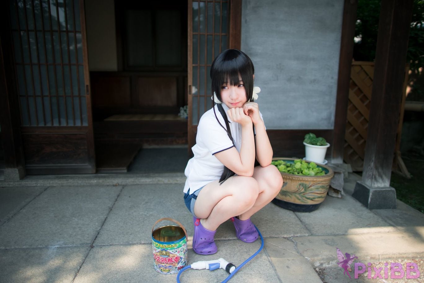 Japanese Idol Moe Iori Cosplay Ane Naru PixiBB.COM 042