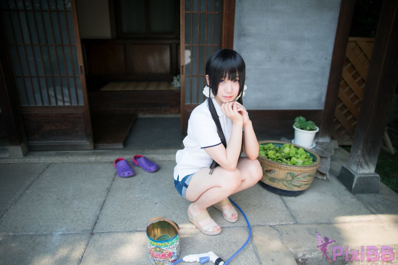 Japanese Idol Moe Iori Cosplay Ane Naru PixiBB.COM 043